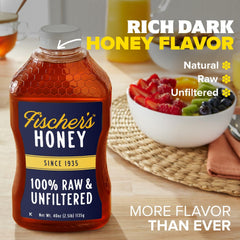 Crystallized Fischer's honey in glass jar signaling natural purity