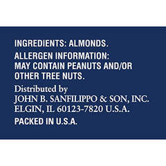Fisher Chef's Naturals unsalted almonds label highlights Non-GMO and gluten-free quality