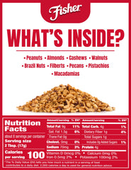 Fisher Mixed Nuts topping ingredients in a bowl, adding texture.