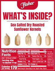Fisher Sunflower Kernels on salad for extra texture and nutty flavor.