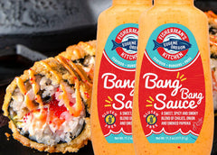 Fisherman's Kitchen Bang Bang Sauce used as a creamy mayo substitute.