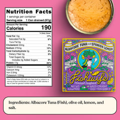 Fishwife albacore tuna with Spanish lemon for bright salads.