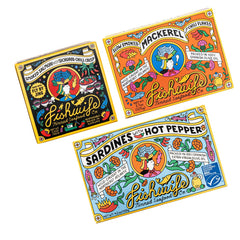 Fishwife Spicy Hot Trio salmon tin with Sichuan chili crisp for bold flavor