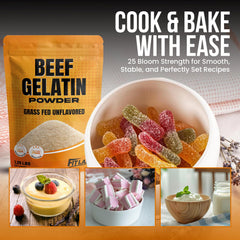 Fit Lane gelatin dissolving in hot liquid enables quick, seamless recipe integration.