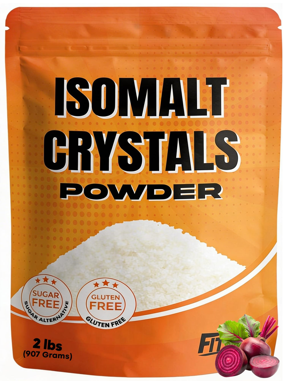 Fit Lane Nutrition Isomalt Crystals: clear melt for candy art and decorating.