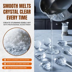 Fit Lane Nutrition Isomalt Crystals are temperature-stable and easy to work with.