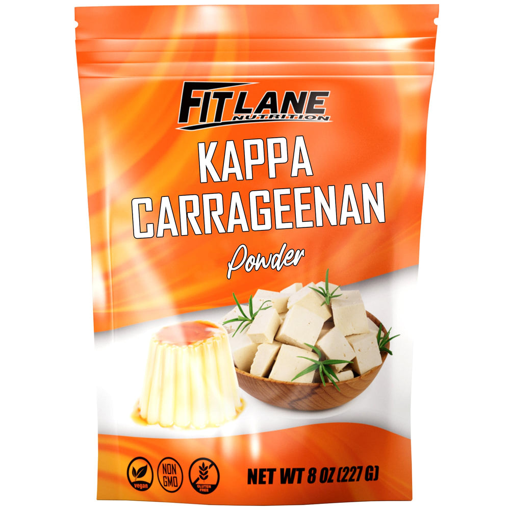 Fit Lane Nutrition kappa carrageenan powder bottle for dairy-free texture crafting