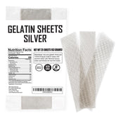 Fit Lane Nutrition silver gelatin sheets pack for precise, clear desserts.