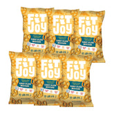 FitJoy Tangy Dijon pretzels close-up, crisp texture and bold flavor for snack time.