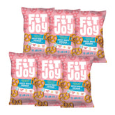 FitJoy White Cheddar Pretzels bag front, dairy-free snack.