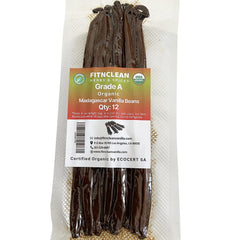 FITNCLEAN Madagascar Bourbon vanilla, non-GMO, great for desserts and beverages.