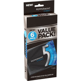 5 Gum Cobalt Peppermint pack front delivers icy mint freshness.