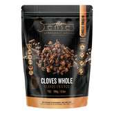 5Senses Whole Cloves packaging highlighting single-origin quality and sustainability.