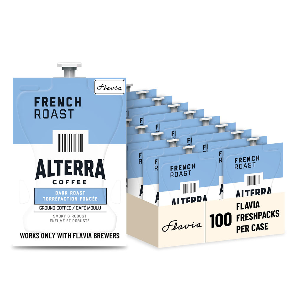 Flavia Alterra French Roast Freshpack for Flavia Brewers with bold aroma.
