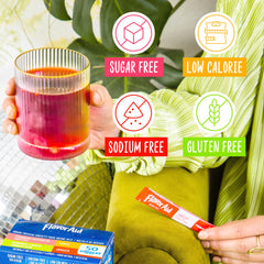 Flavor Aid Mango Aguas Frescas being poured for tropical refreshment.