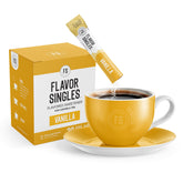 Flavor Singles vanilla powder packets for coffee with café-style sweetness