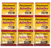 Fleischmann's Active Dry Yeast Strip packaging for quick bread baking.