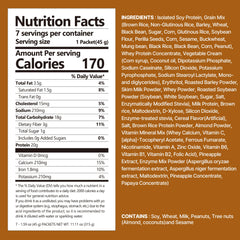 Flimeal Brown 17Grains crunchy balls close-up highlighting texture for every sip.
