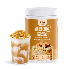 Flimeal Brown 17Grains protein shake packshot for easy, on-the-go meals.