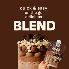 FLIMEAL dolce latte flavor packaging hints creamy taste and easy meal replacement.