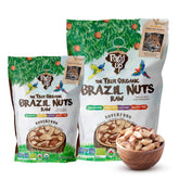 Floresta em Pé Brazil nuts package shows two snack-ready jars for on-the-go energy.