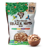 Floresta em Pé Brazil nuts, raw and unsalted, ideal for clean snacking.