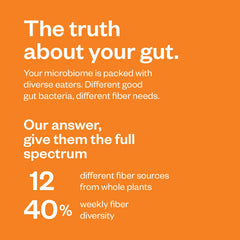 Floura bar cross-section reveals plant-based fiber blend for fullness