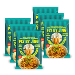 Fly By Jing Classic Soy Noodles sun-dried bundle shows premium texture for saucy, weeknight meals.