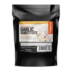 Fodmazing Garlic Replacer dispensing shot for quick, even seasoning