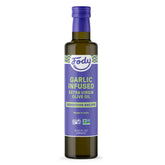 Fody garlic-infused olive oil bottle pour for IBS-friendly cooking