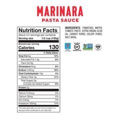 Fody Marinara ingredients scene with vine-ripened tomatoes and basil.