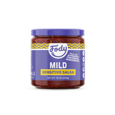 Fody Mild Salsa jar-front view, ideal for quick dips and meals.