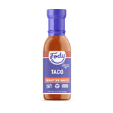 Fody Taco Sauce bottle, 8.5 oz, onion- and garlic-free for tacos.