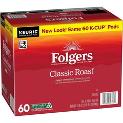 Folgers Classic Roast six-pack box set for busy households.