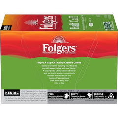 Aroma of Folgers Half Caff Medium Roast fills the kitchen