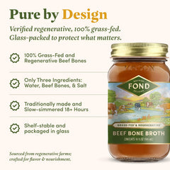 FOND Nourish Delight slow-simmer 18-hours pot emphasizes depth and richness.