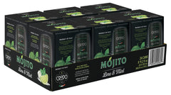 Fonti Di Crodo Mojito can case—24 cans ready for entertaining.
