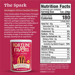 Fortune Favors Candied Pecans Golden Glaze Closeup, crunchy and glossy