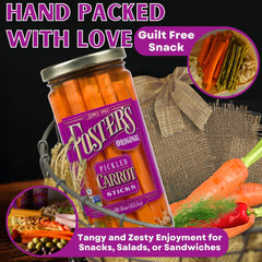 foster's pickled carrots gluten-free label, a safe gluten-free option.
