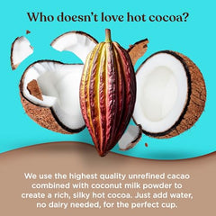 Four Sigmatic Calm Mushroom Cocoa ingredients list featuring Reishi and organic cacao
