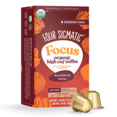 Four Sigmatic Focus coffee pod with dark roast and Lion's Mane for focused energy.