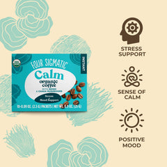Close-up of Reishi and Chaga mushrooms used in Four Sigmatic Calm blend