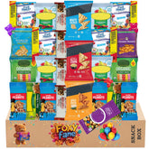 Foxy Fane 30ct snack box packaging displaying 30 healthy treats for gifting