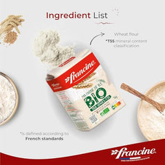 Francine T55 flour pastries dough ready to bake
