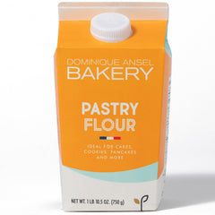 Francine flour carton pour demonstrates mess-free, precise pouring for home bakers.