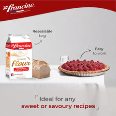 Francine T55 baguette dough rising with a light, airy crust.