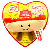 Frankford Oscar Mayer heart box with gummies, a playful Valentine gift idea.