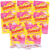 Frankford Starburst Conversations Hearts cherry flavor, ideal for classroom exchanges and sharing.