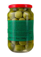 Frankies 457 pitted olives enhance snacking and pesto with Mediterranean flavor.