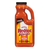 Frank's RedHot Buffalo Wings Sauce 32oz bottle for bold wing flavor